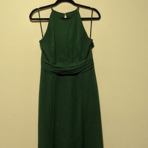 Green bridesmaid gown